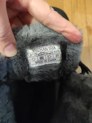 Botas de nieve forradas negras