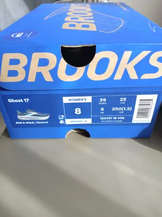 Zapatillas Brooks Ghost 17 Azul/Blanco