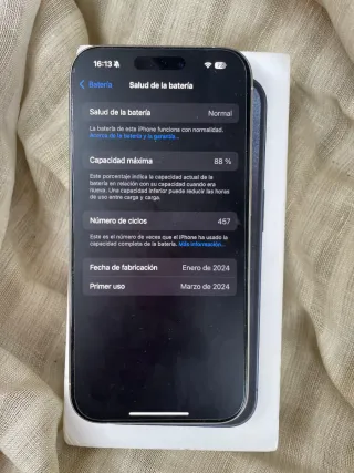 IPHONE 15 Pro 128 GB Esim BLANCO