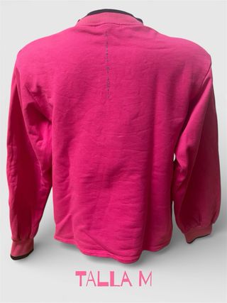 Sudadera Dolores Promesas Fucsia Talla M
