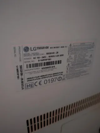 TV LG OLED 55 Curva Negra