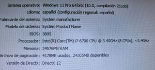 PC i7 6700 GAMING-24 RAM-SSD-HDD-GTX1070 8GB-W11