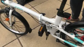 Bicicleta Plegable BTWIN TILT 500 Blanca