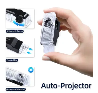 Logo Proyector para Puerta de Coche, 2 Piezas Luz