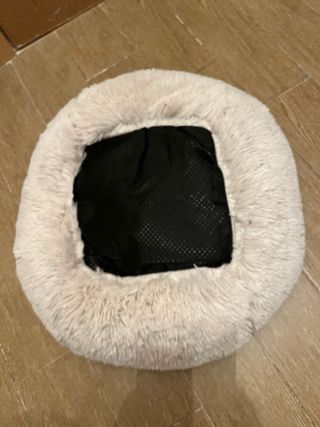 Cama redonda mullida para mascotas