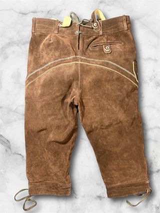 Pantaloni Bavaresi Pelle Vintage |Taglia 44