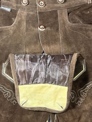 Pantaloni Bavaresi Pelle Vintage |Taglia 44