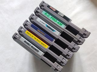 Lote 6 Juegos NES: Marble Madness, Gradius, etc.