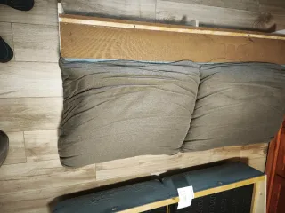 Sofá 2 plazas Ikea marrón tela