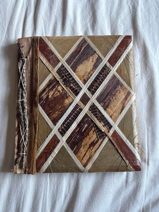 Álbum de fotos artesanal y ecológico vintage