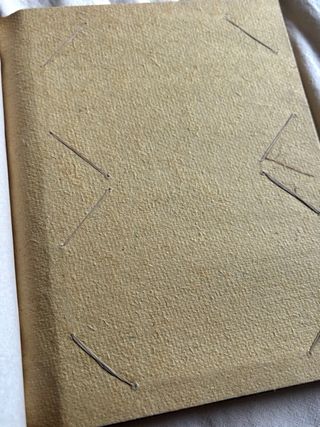 Álbum de fotos artesanal y ecológico vintage