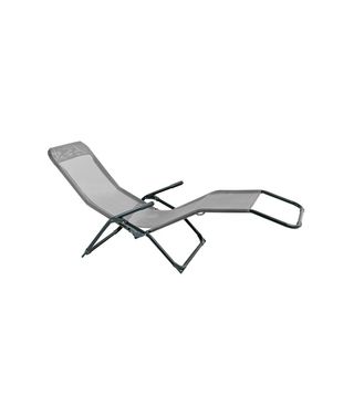 Tumbona Playa Acero y Textileno Gris Essentiel Green