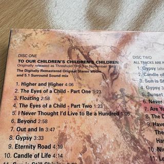 CD The Moody Blues To Our Children's SACD