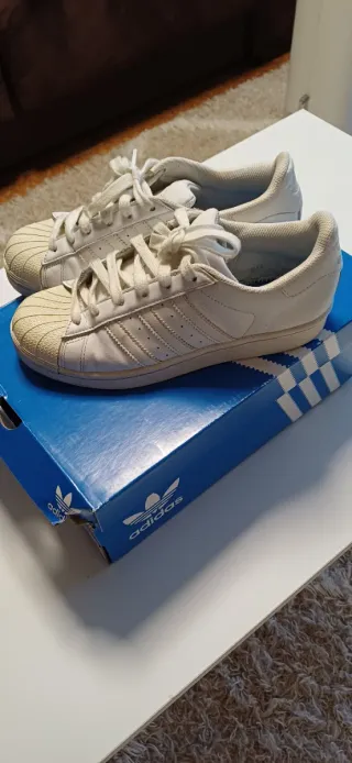 Deportivas Adidas Talla 36 2/3 Blancas