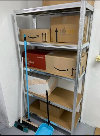 Estantería Metálica Galvanizada con 5 Baldas.