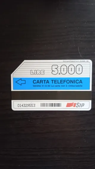 Carta Telefonica SIP - Carta Infinita
