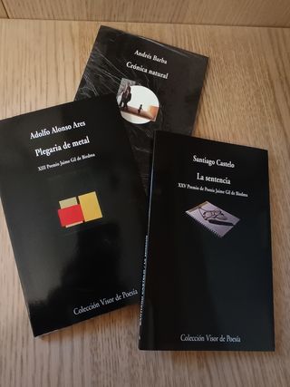 Tres libros poesía Visor