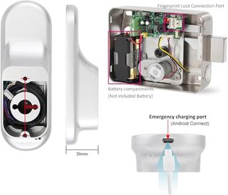 Cerradura Inteligente huella Digital+Teclado NUEVO