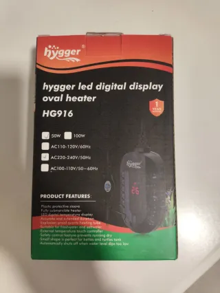 Calentador Hygger para acuario