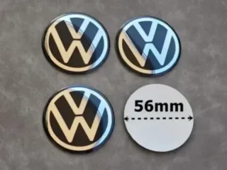 Vw Emblemas 56mm para Centro Llantas Tapabujes