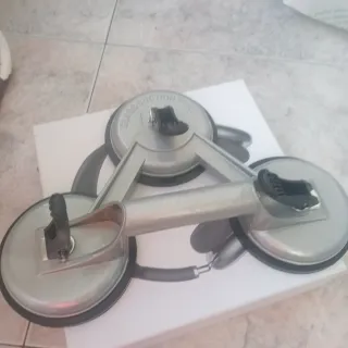 Ventosa triple para cristal