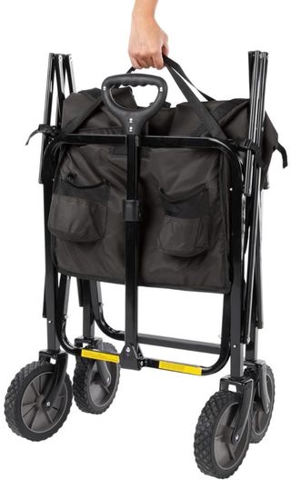 Carreta plegable para jardín y aire libre con bols