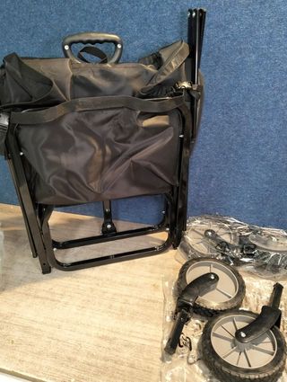 Carreta plegable para jardín y aire libre con bols