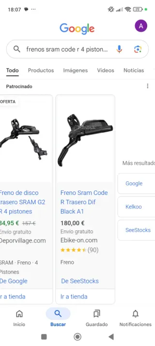 Frenos SRAM CODE R