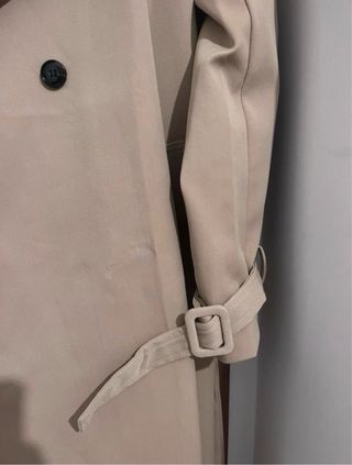 Trench donna beige