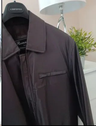 Chaqueta Piel Marrón Renatto Talla 48