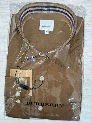 Camicia Burberry Uomo Marrone