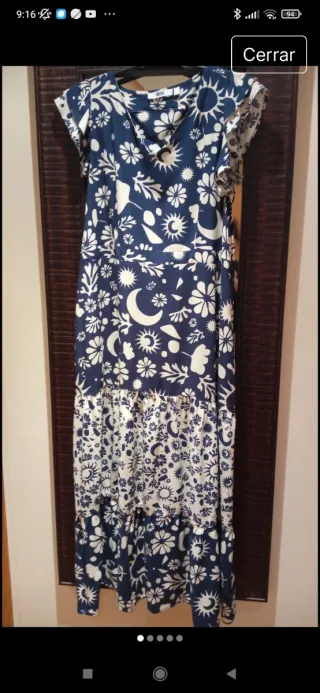 Vestido estampado MDM Talla M