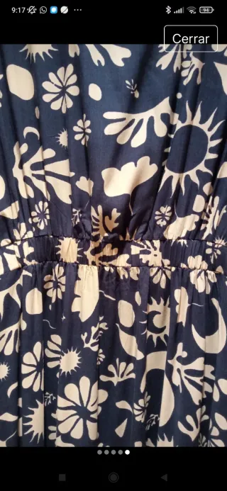 Vestido estampado MDM Talla M