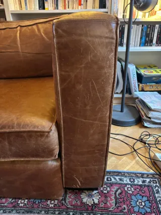 Sofá Cama Piel Maison du Monde COLONEL