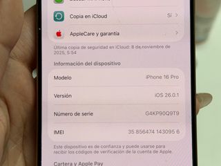 iPhone 16 Pro 128GB Dorado