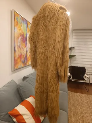 Abrigo pelo marrón talla única nuevo