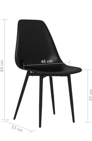 vidaXL 2X Sillas de Comedor Asiento Mobiliario