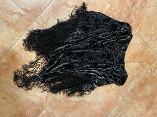 Sciarpa grande vintage seta floreale