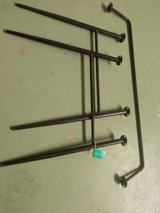 Mesa de Comedor de Cristal Efecto Mármol Negro