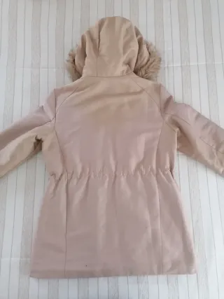 Abrigo Mango Beige Talla L