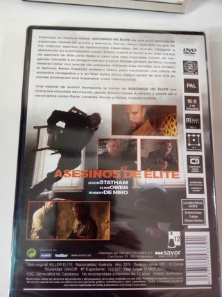 Lote 4 DVDs adrenalina y acción