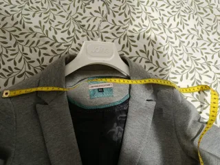 Americana Bershka Gris Talla M