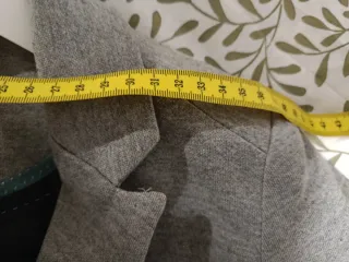 Americana Bershka Gris Talla M