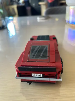 Coche XJD deportivo rojo compatible lego