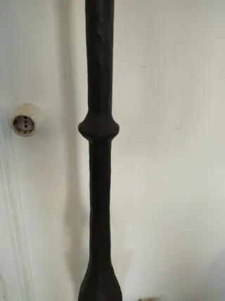 Candelabro de hierro antiguo altura 140 cm