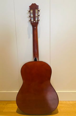 Guitarra española con funda