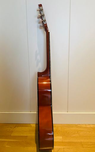 Guitarra española con funda