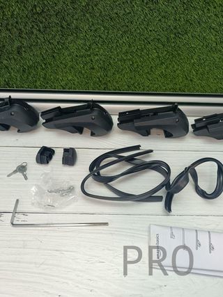 portaequipajes de techo con rieles cruzados, 52 pu