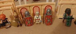 Playmobil,circo romano,lote,romanos,coliseo romano