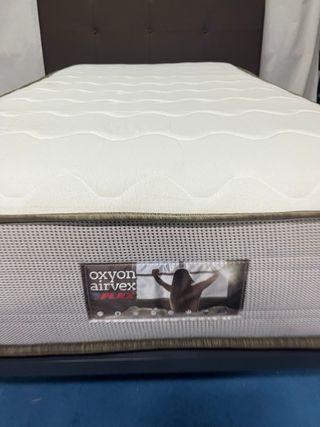 Somier Reforzado + Colchón Visco 105x190